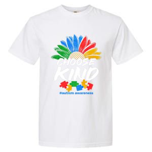 Autismn Choose Kind Autism Awareness Gift Garment-Dyed Heavyweight T-Shirt