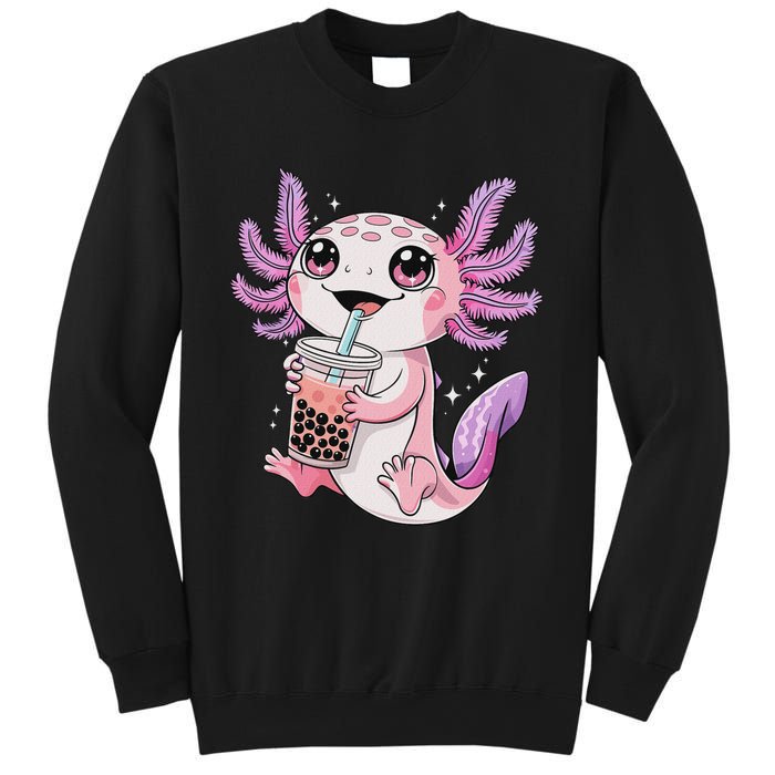 Axolotl Cute Kawaii Anime Boba Tea Sweatshirt