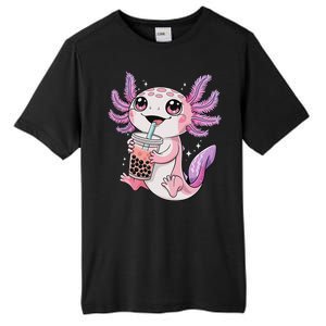 Axolotl Cute Kawaii Anime Boba Tea Tall Fusion ChromaSoft Performance T-Shirt