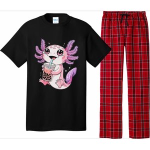 Axolotl Cute Kawaii Anime Boba Tea Pajama Set