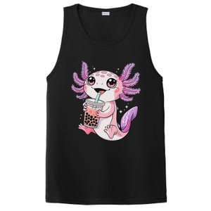 Axolotl Cute Kawaii Anime Boba Tea PosiCharge Competitor Tank