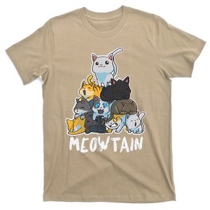 Anime Cats Kawaii Neko Pile Moewtain T-Shirt