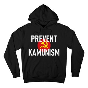 Anti Communist Kamala Harris Prevent Kamunism Hoodie