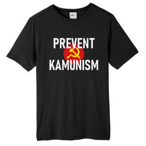 Anti Communist Kamala Harris Prevent Kamunism Tall Fusion ChromaSoft Performance T-Shirt