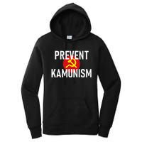 Anti Communist Kamala Harris Prevent Kamunism Women's Pullover Hoodie