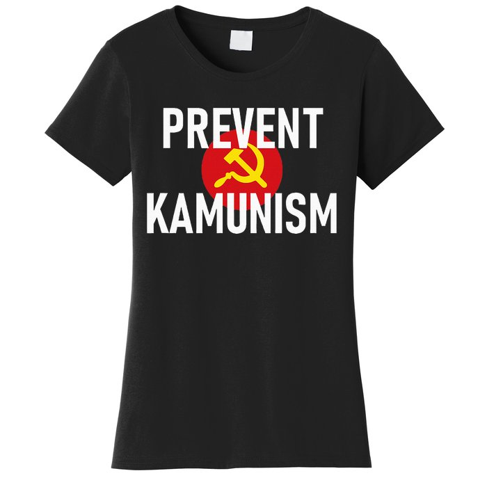 Anti Communist Kamala Harris Prevent Kamunism Women's T-Shirt