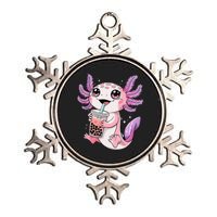 Axolotl Cute Kawaii Anime Boba Tea Gift Metallic Star Ornament