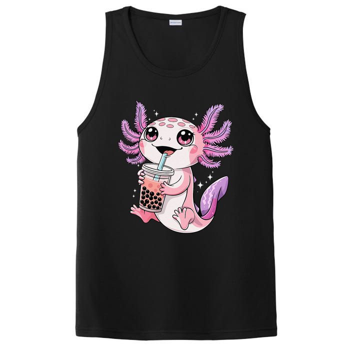 Axolotl Cute Kawaii Anime Boba Tea Gift PosiCharge Competitor Tank