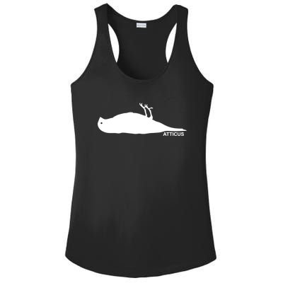 Atticus Crow Logo Ladies PosiCharge Competitor Racerback Tank