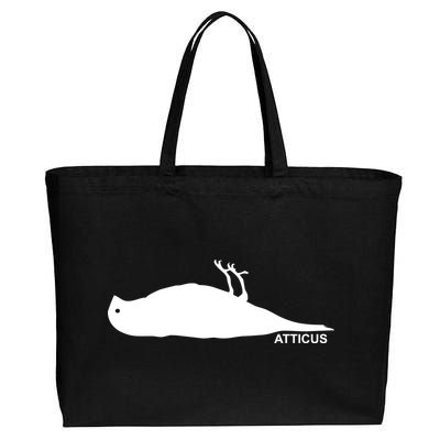 Atticus Crow Logo Cotton Canvas Jumbo Tote