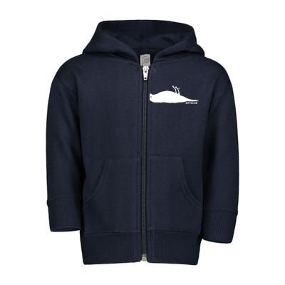 Atticus Crow Logo Toddler Zip Fleece Hoodie