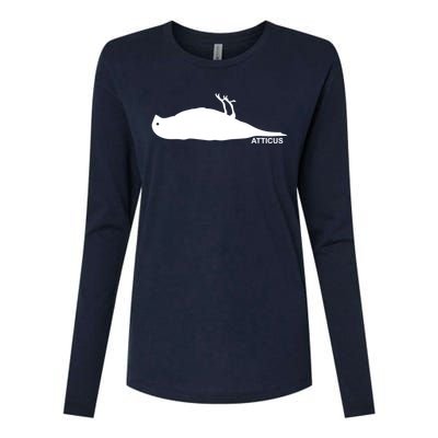 Atticus Crow Logo Womens Cotton Relaxed Long Sleeve T-Shirt