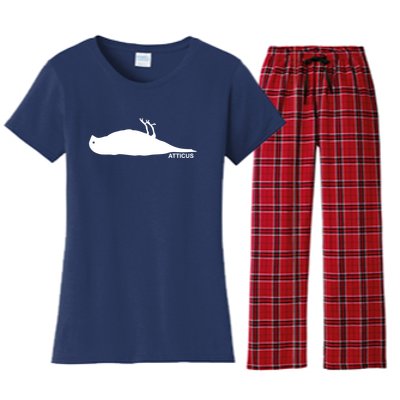 Atticus Crow Logo Women's Flannel Pajama Set