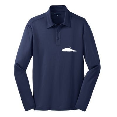 Atticus Crow Logo Silk Touch Performance Long Sleeve Polo