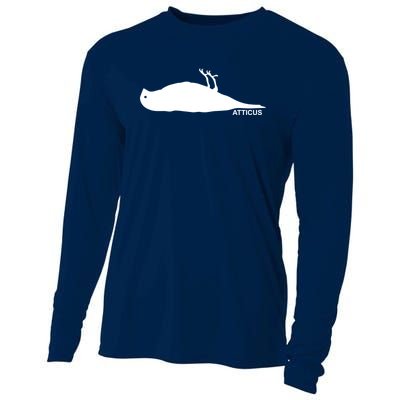 Atticus Crow Logo Cooling Performance Long Sleeve Crew