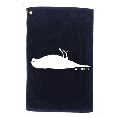 Atticus Crow Logo Platinum Collection Golf Towel