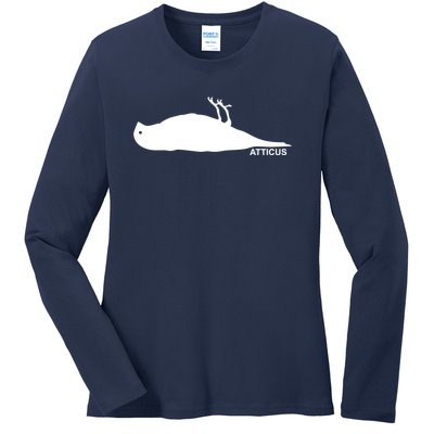 Atticus Crow Logo Ladies Long Sleeve Shirt