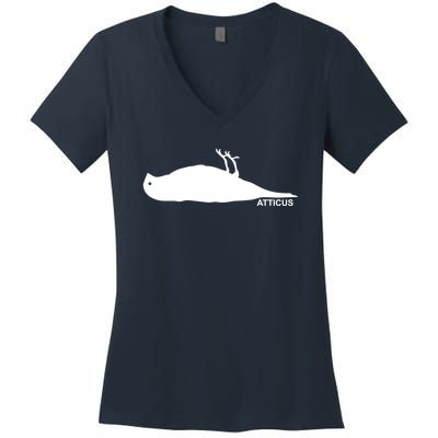 Atticus Crow Logo Women's V-Neck T-Shirt