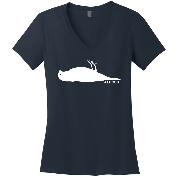 Atticus Crow Logo Women's V-Neck T-Shirt