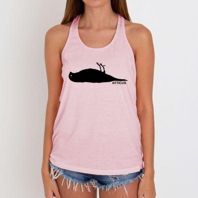 Atticus Crow Logo Women's Knotted Racerback Tank