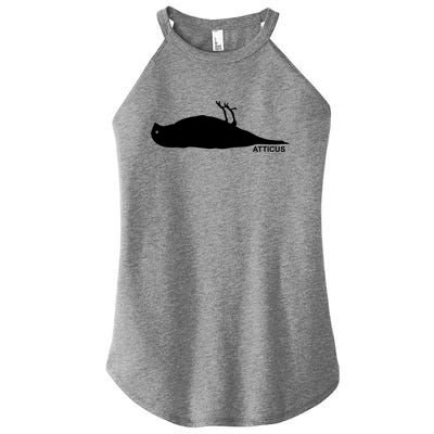 Atticus Crow Logo Women's Perfect Tri Rocker Tank