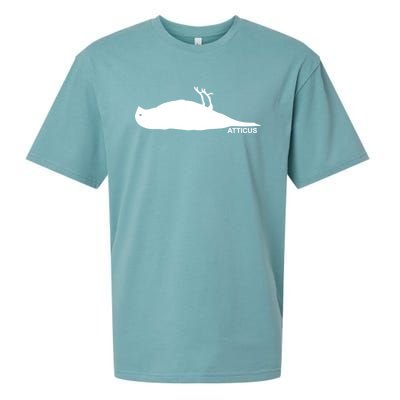 Atticus Crow Logo Sueded Cloud Jersey T-Shirt