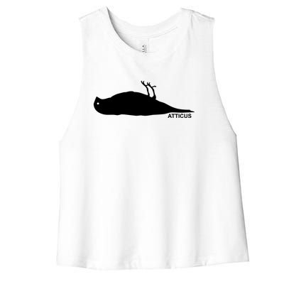 Atticus Crow Logo Women's Racerback Cropped Tank