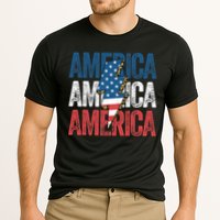 America Cheetah Leopard Lightning Bolt 4th Of July Cooling Performance Crew T-Shirt
