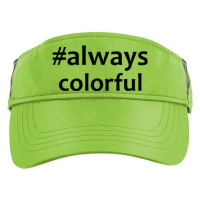 *Always Colorful Lgbtq Pride Celebrating Differences Novelty Gift Adult Drive Performance Visor