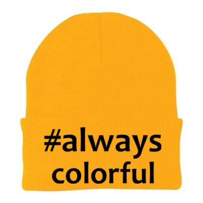 *Always Colorful Lgbtq Pride Celebrating Differences Novelty Gift Knit Cap Winter Beanie