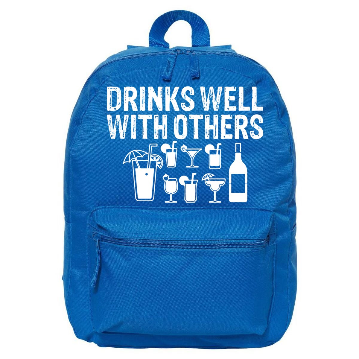 Alcohol Cocktail Lover Alcoholic Fan Funny Pun Cute Gift 16 in Basic Backpack