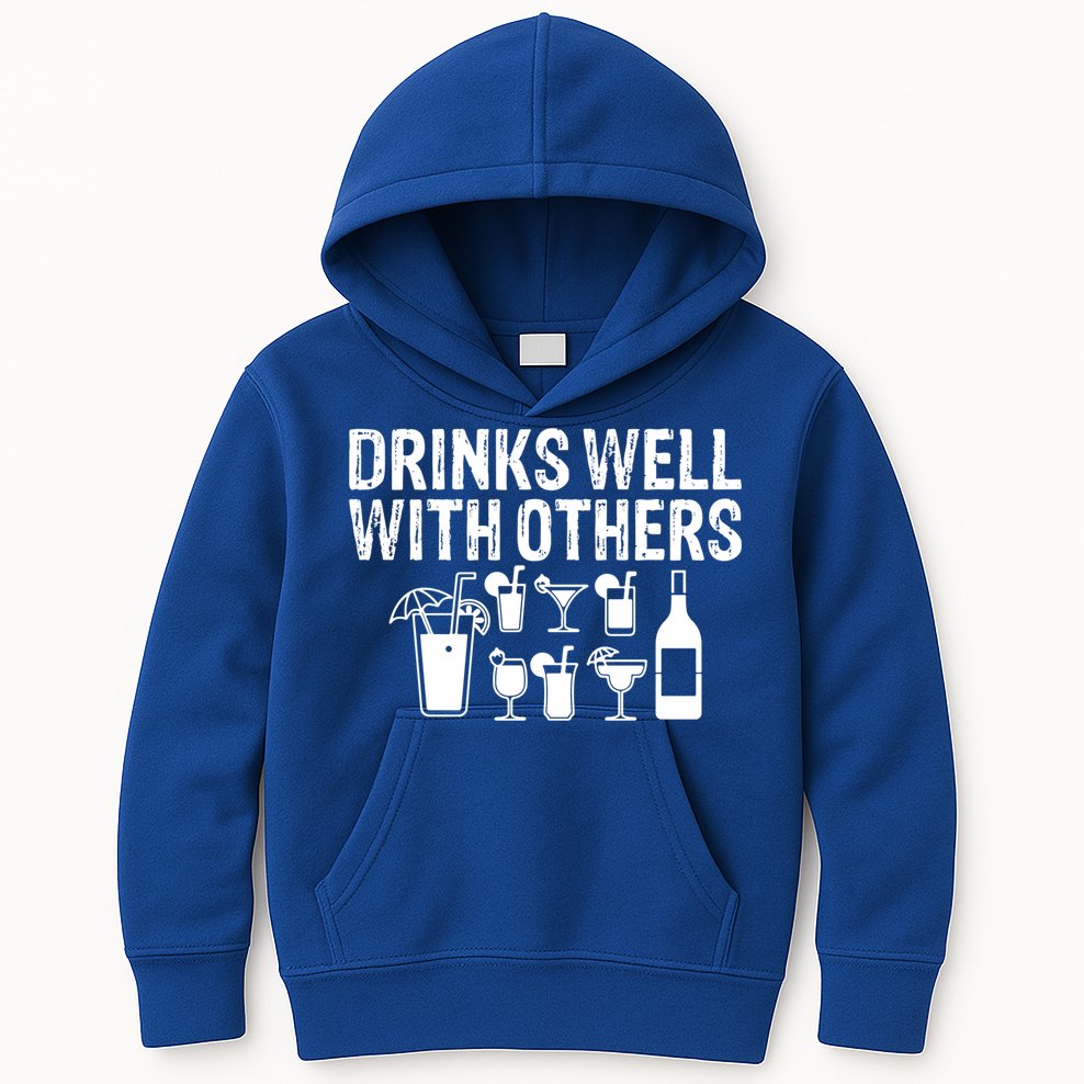 Alcohol Cocktail Lover Alcoholic Fan Funny Pun Cute Gift Kids Hoodie