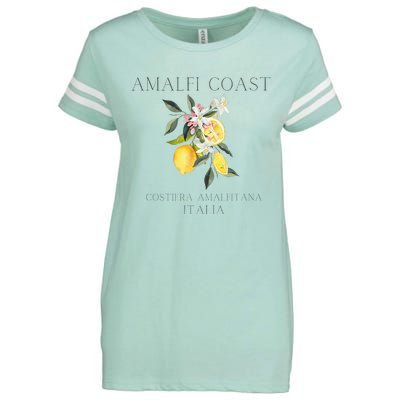 Amalfi Coast Lemons Amalfi Italy Enza Ladies Jersey Football T-Shirt