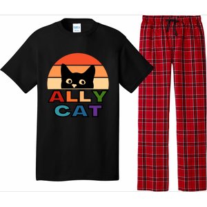 Ally Cat Lgbtqia2s+ Gift Pajama Set