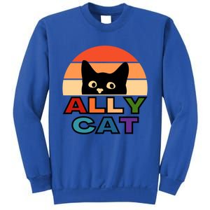 Ally Cat Lgbtqia2s+ Gift Sweatshirt