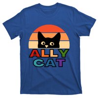 Ally Cat Lgbtqia2s+ Gift T-Shirt