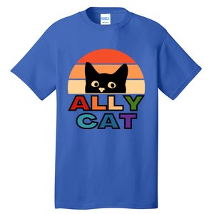 Ally Cat Lgbtqia2s+ Gift Tall T-Shirt