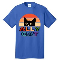 Ally Cat Lgbtqia2s+ Gift Tall T-Shirt