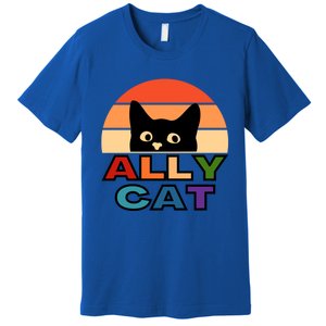 Ally Cat Lgbtqia2s+ Gift Premium T-Shirt