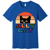 Ally Cat Lgbtqia2s+ Gift Premium T-Shirt