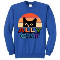 Ally Cat Lgbtqia2s+ Gift Tall Sweatshirt