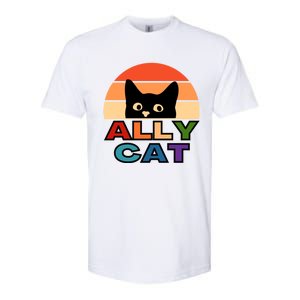 Ally Cat Lgbtqia2s+ Gift Softstyle CVC T-Shirt