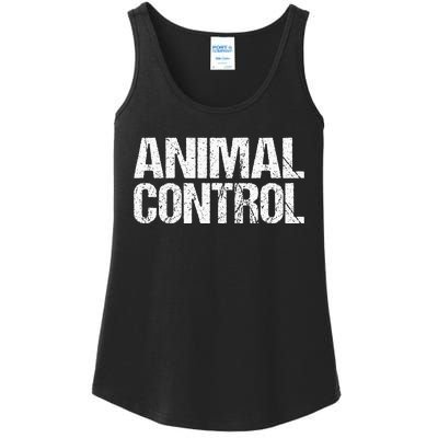 Animal Control Lazy Halloween Costume Ladies Essential Tank