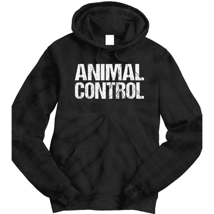 Animal Control Lazy Halloween Costume Tie Dye Hoodie