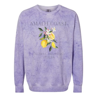 Amalfi Coast Lemons Amalfiana Italy Colorblast Crewneck Sweatshirt