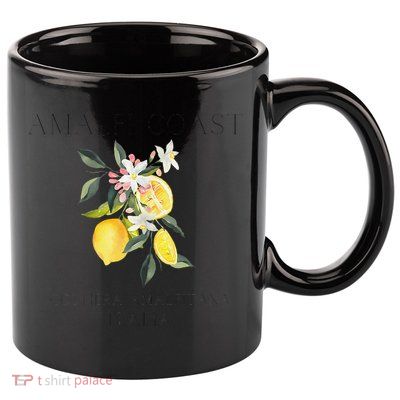 Amalfi Coast Lemons Amalfiana Italy 11oz C Handle Ceramic Mug