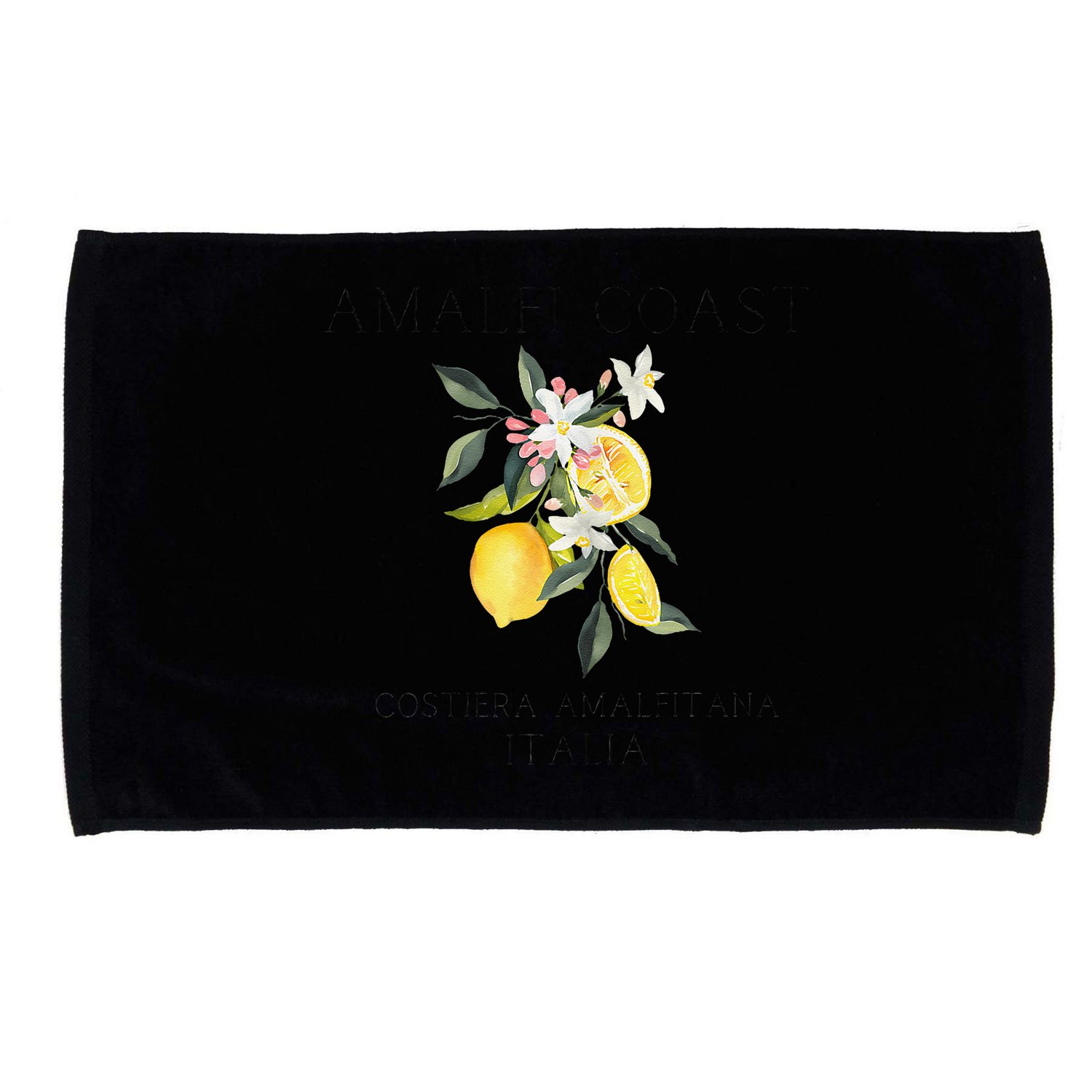 Amalfi Coast Lemons Amalfiana Italy Microfiber Hand Towel