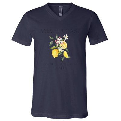 Amalfi Coast Lemons Amalfiana Italy V-Neck T-Shirt