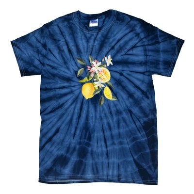 Amalfi Coast Lemons Amalfiana Italy Tie-Dye T-Shirt