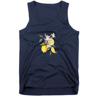 Amalfi Coast Lemons Amalfiana Italy Tank Top